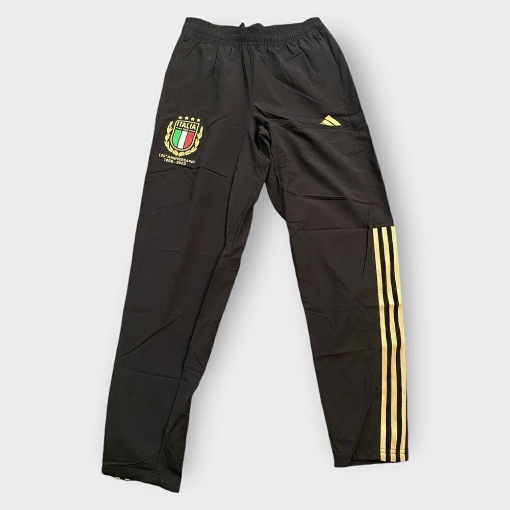 Adidas Italy National Team 125th Anniversary Jogger Pants HY5436 Mens size Small - Picture 2 of 10